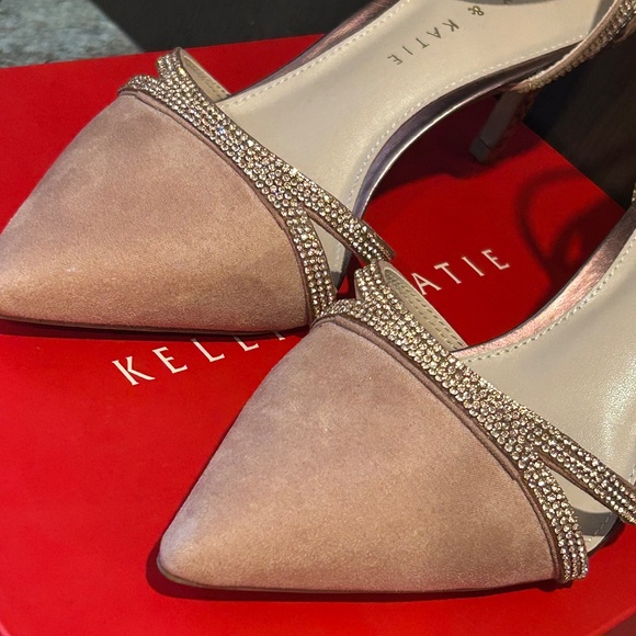 Women's Kelly & Katie Zadie Smokey Rose Snake Stiletto Ankle Strap Shoe - Picture 2 of 10